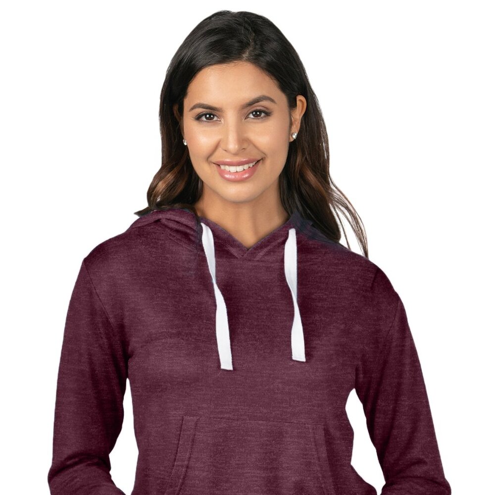 AFC Women's Pullover Soft Knit Vintage Maroon Hoodie Plus Size 2x 3x & 4x Sizes